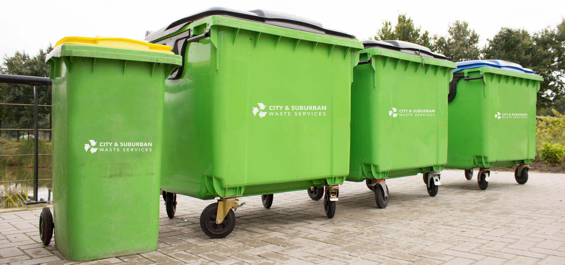 City & Suburban Waste Services Waste Bins hackbridge