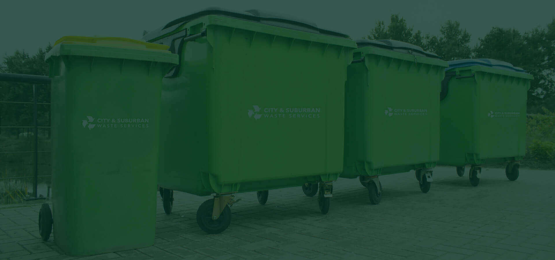 Residential wheelie bins wallington